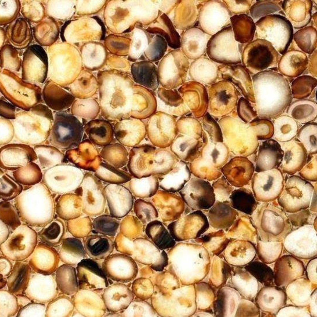 EARTH Semi Precious Agate Gemstone Polished Slab