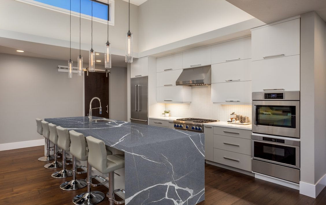 SILVER GREY Granite Honed Slab