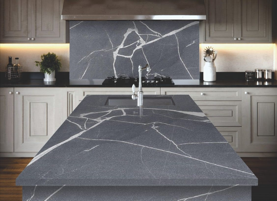 SILVER GREY Granite Honed Slab