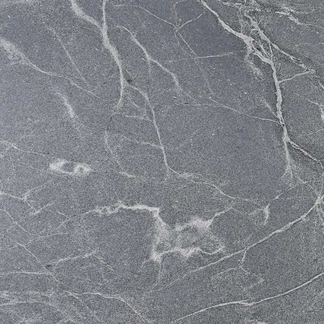 SILVER GREY Granite Leather Slab