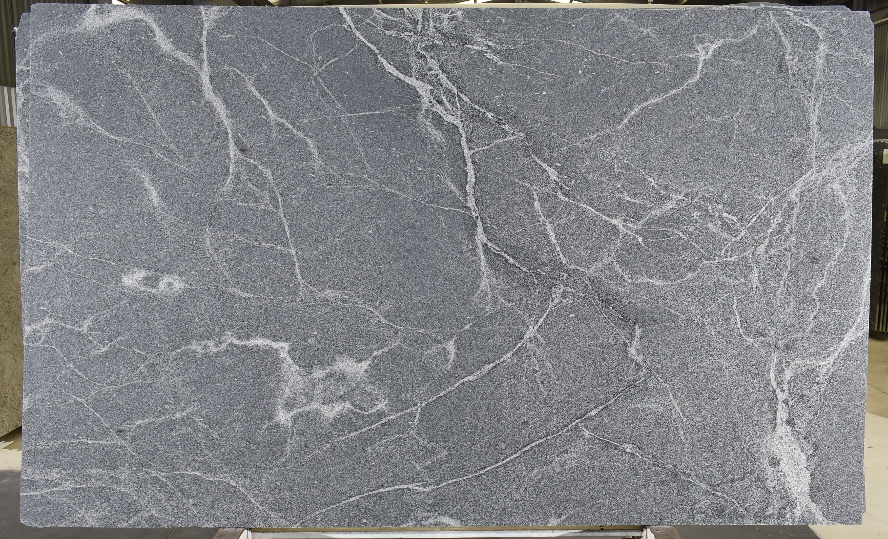 SILVER GREY Granite Leather Slab