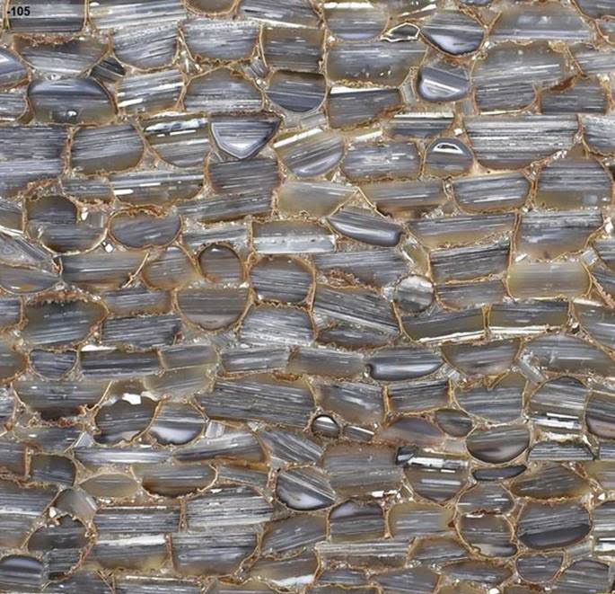 STRIATTA Semi Precious Agate Gemstone Polished Slab