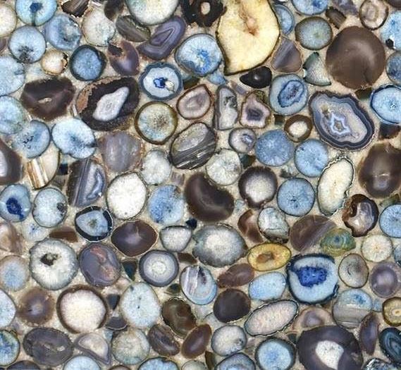 TROPICALIA Semi Precious Agate Gemstone Polished Slab