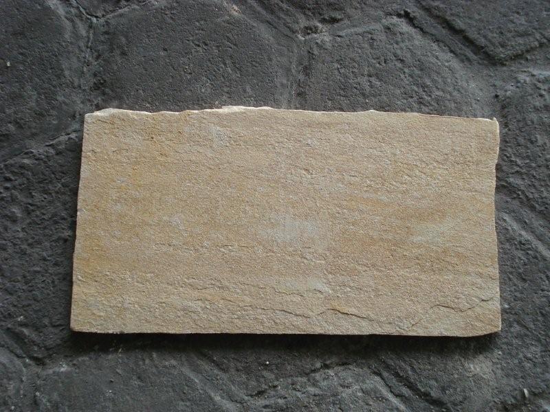 DAFFODIL YELLOW Quartzite Natural Split-Face Rectangle Free Lengths Small Planks Random Edge Paver Flagstone