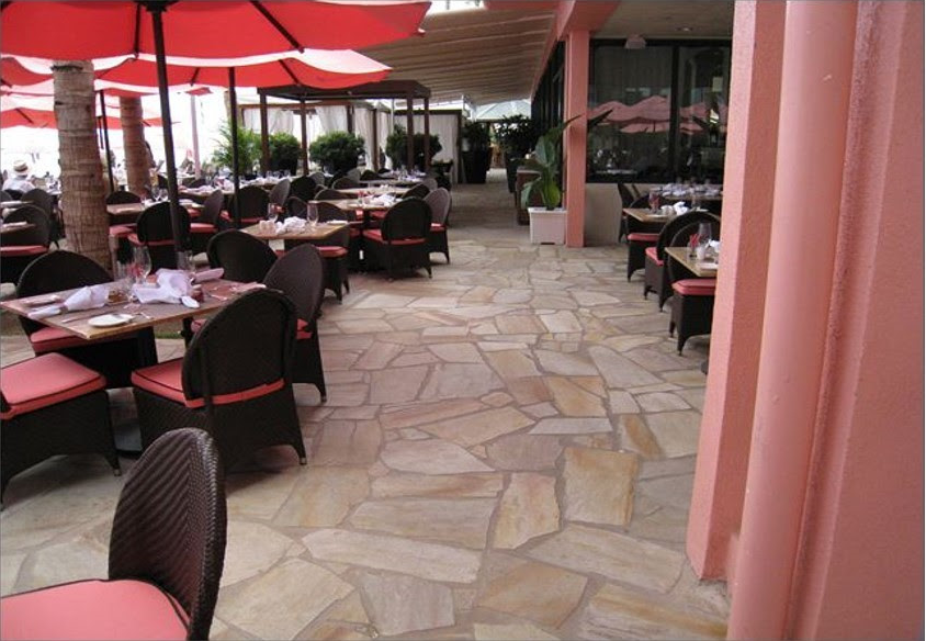 DAFFODIL YELLOW Natural Split-Face Random Edge Paver Flagstone