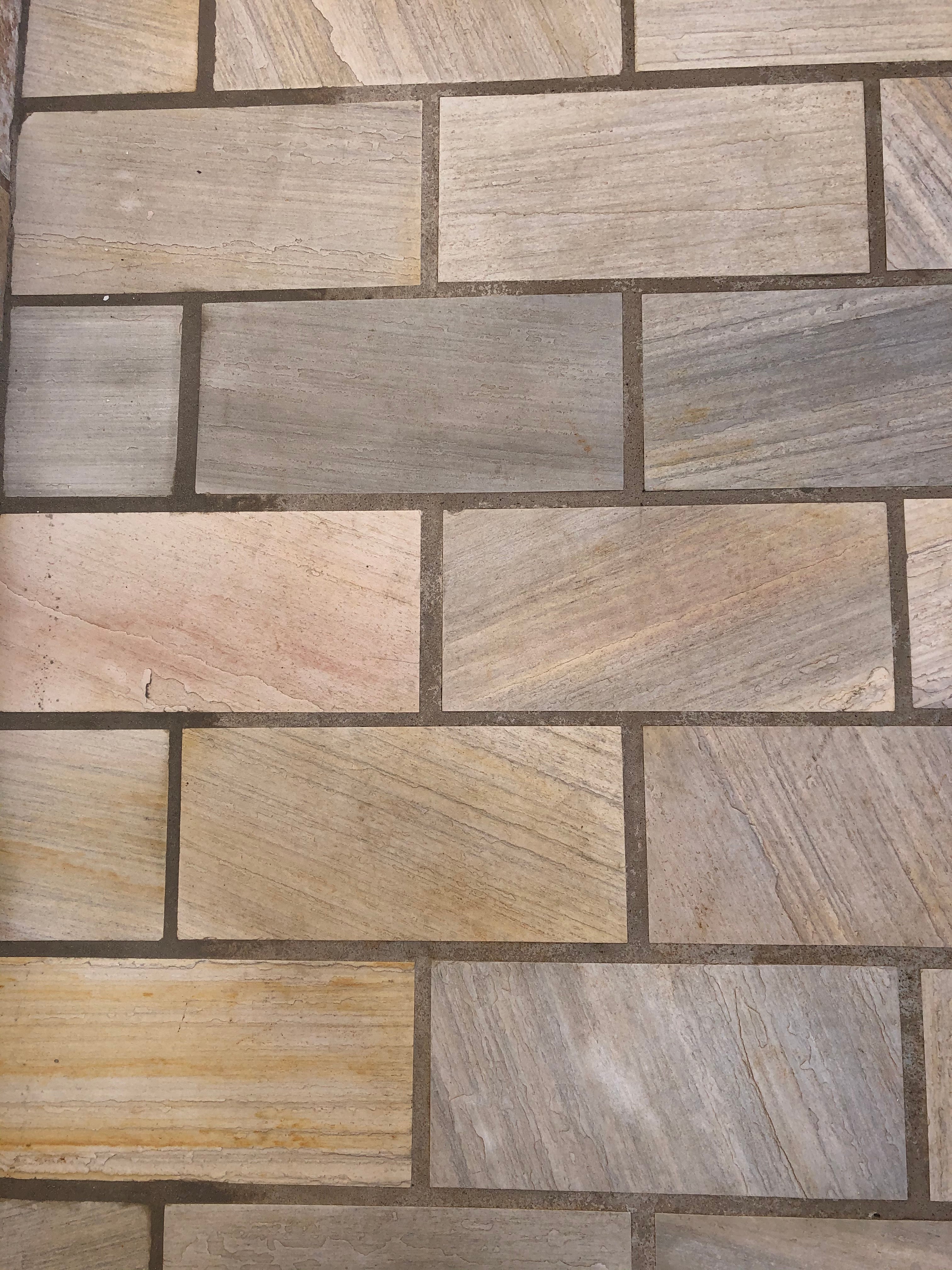 DAFFODIL YELLOW Quartzite Natural Split-Face Straight Edge Paver Flagstone