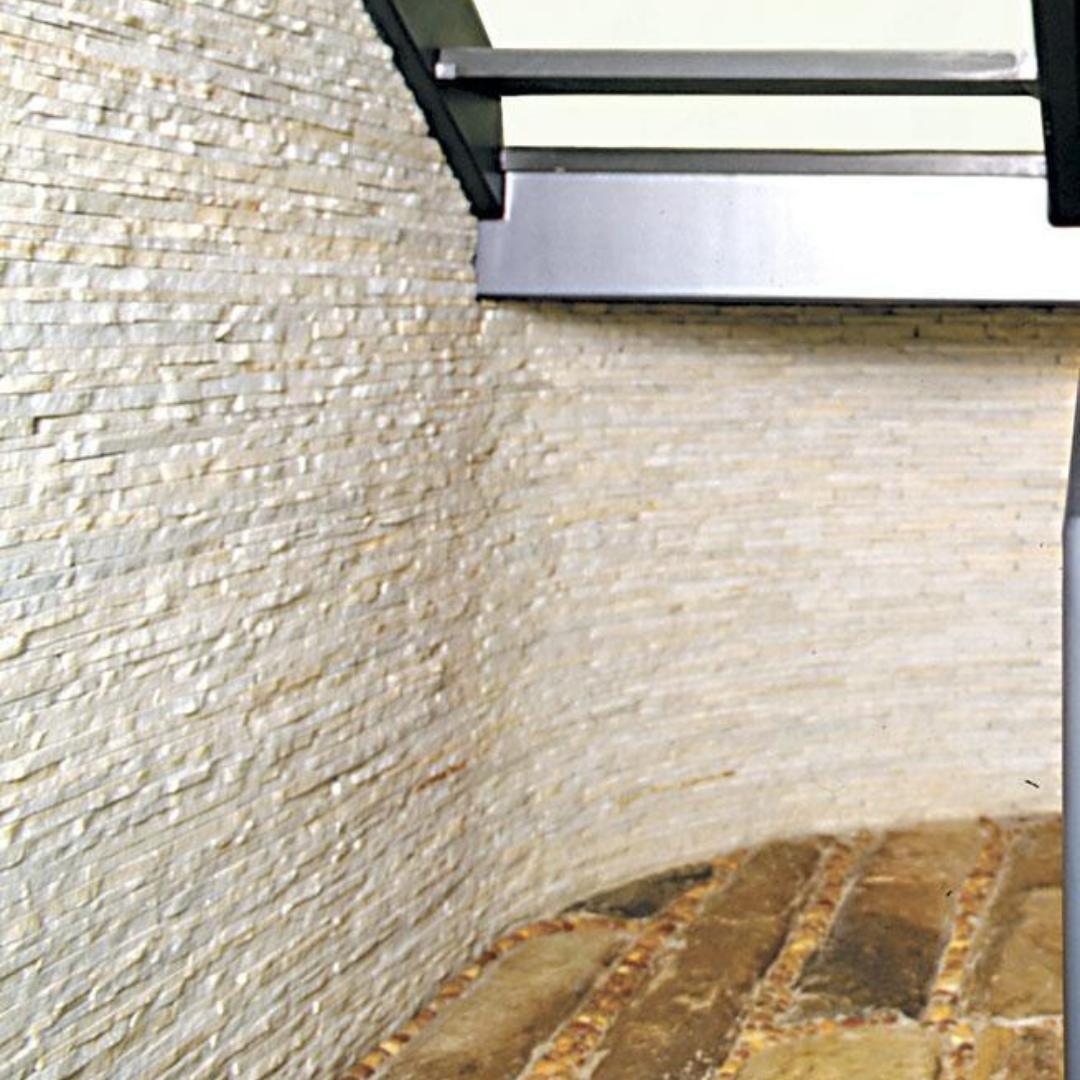 LILLY WHITE Quartzite Natural Split-Face Wall Veneer