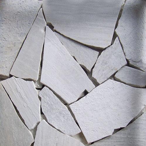 LILLY WHITE Natural Split-Face Random Edge Paver Flagstone