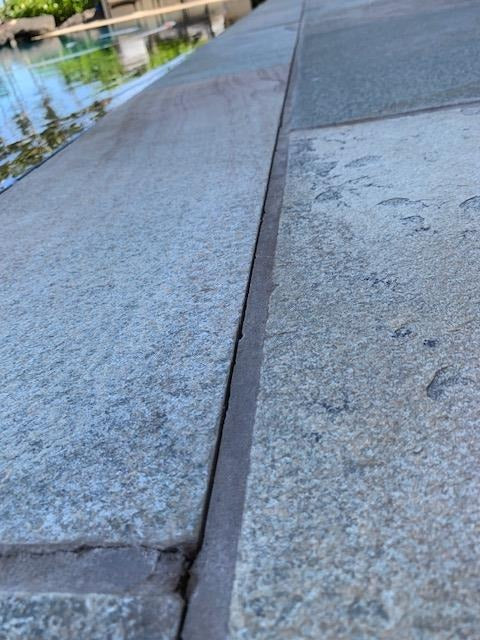 RIO PAMPA Quartzite Natural Split-Face Pool Coping