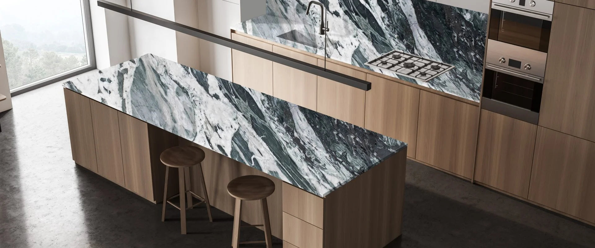 ANDES GREY Quartzite Polished Slab