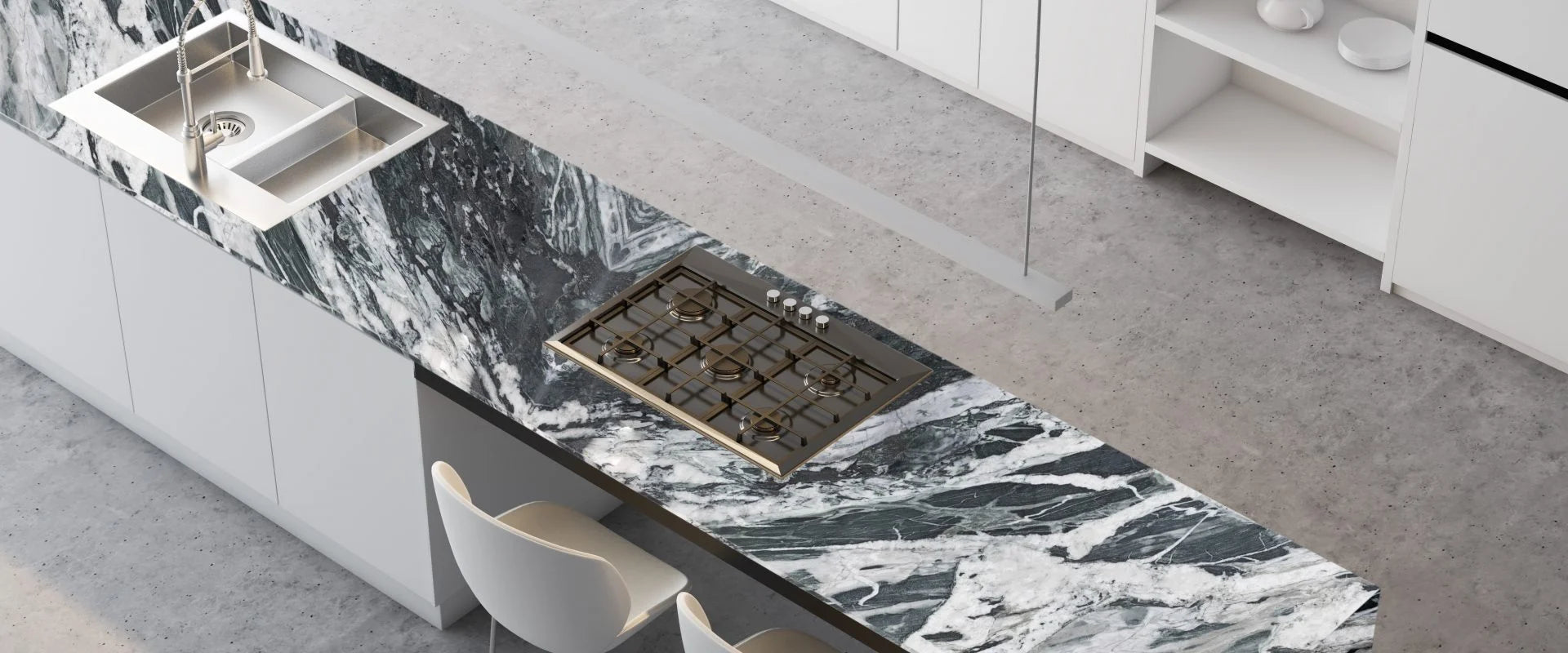 ANDES GREY Quartzite Polished Slab