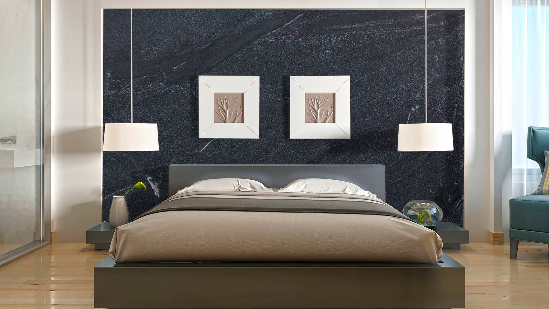 BLACK MIST Granite Polished Slab