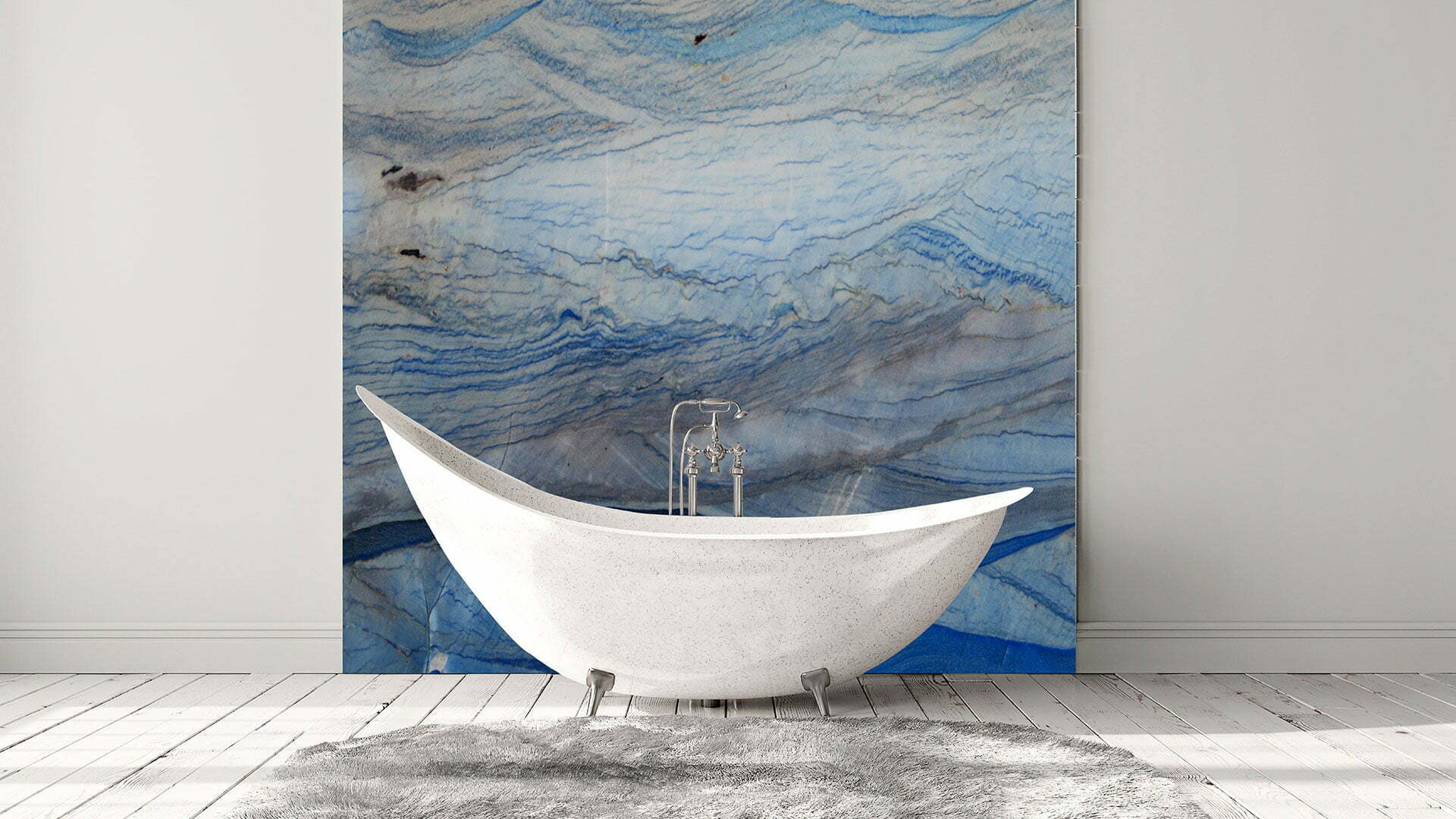 BLUE MACAUBAS Quartzite Polished Slab