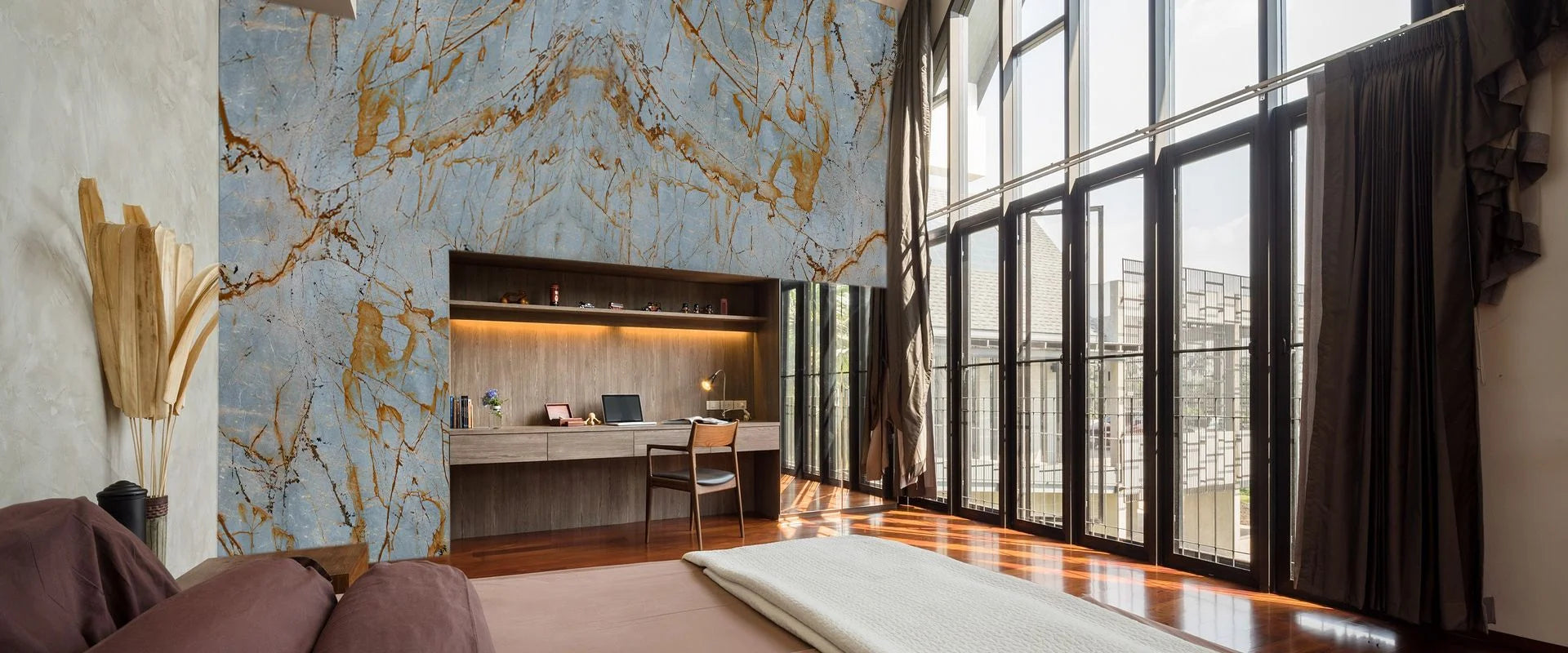 BLUE ROMA Quartzite Polished Slab