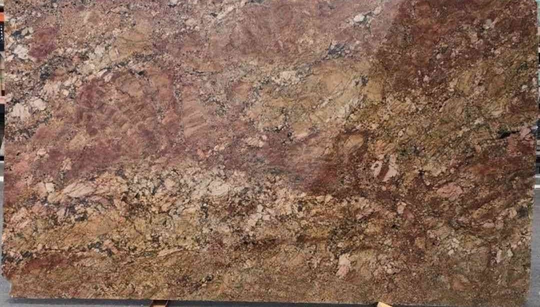 Bordeaux Granite Slab Hawaii Stone Imports
