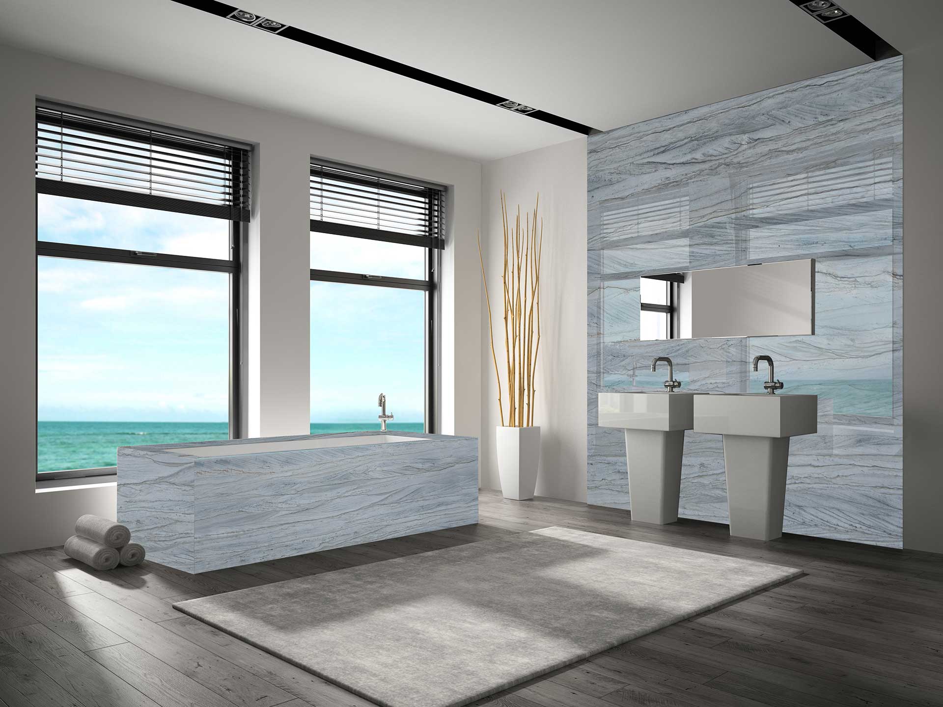 BRILLANT GREY Quartzite Polished Slab