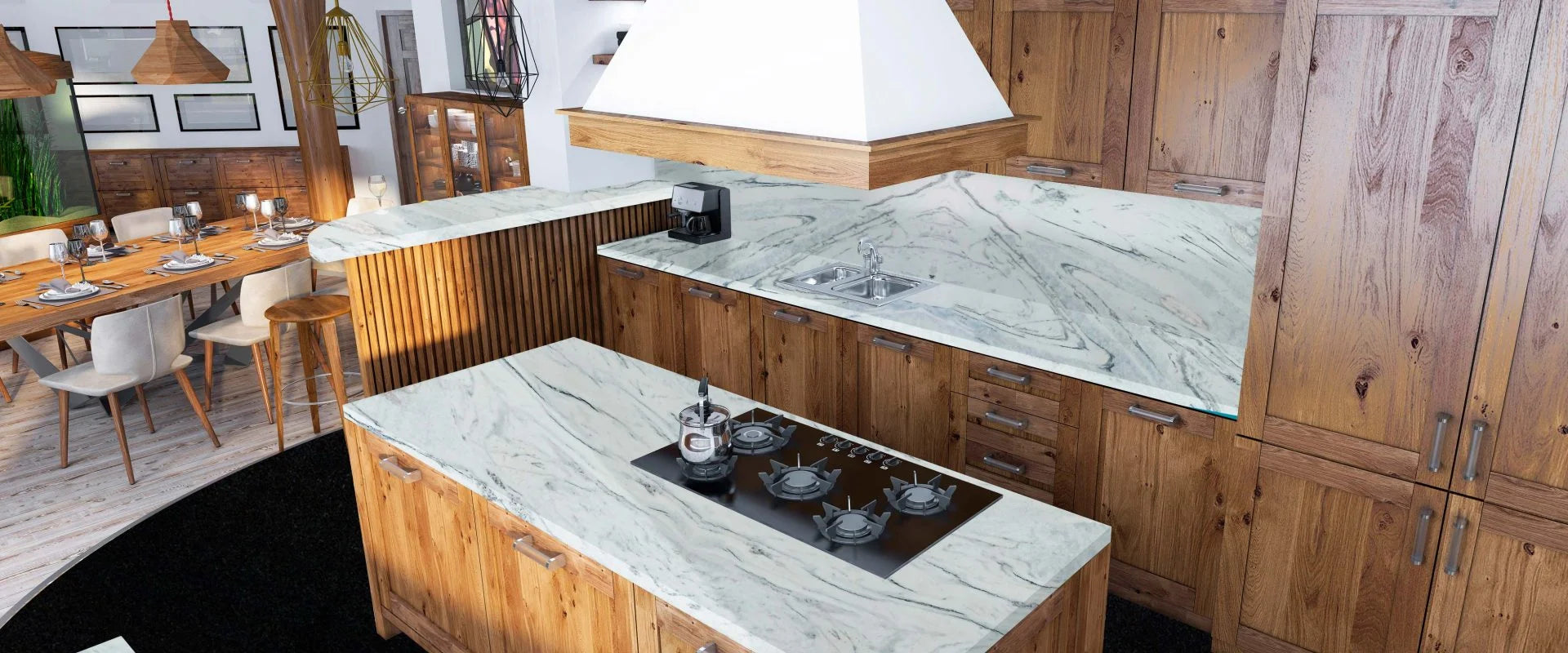 CIRCO WHITE Marble Polished Slab