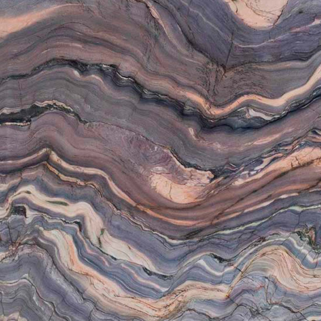 EXPLOSION BLUE Quartzite Polished Slab
