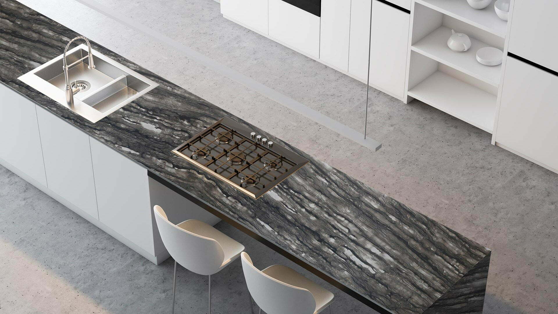 SEQUOIA BROWN Marble Polished Slab