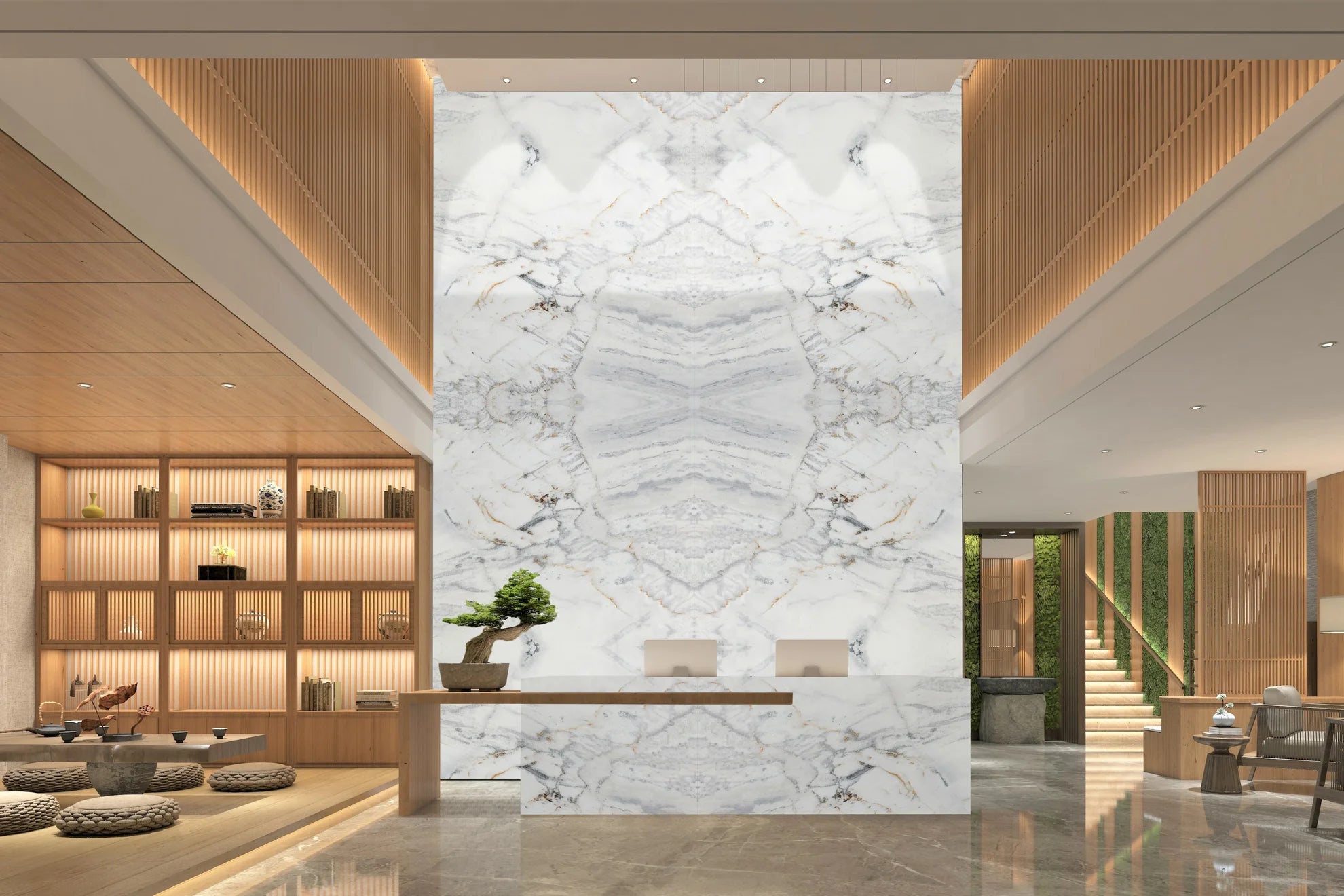 SHADOW STORM Marble Polished Slab