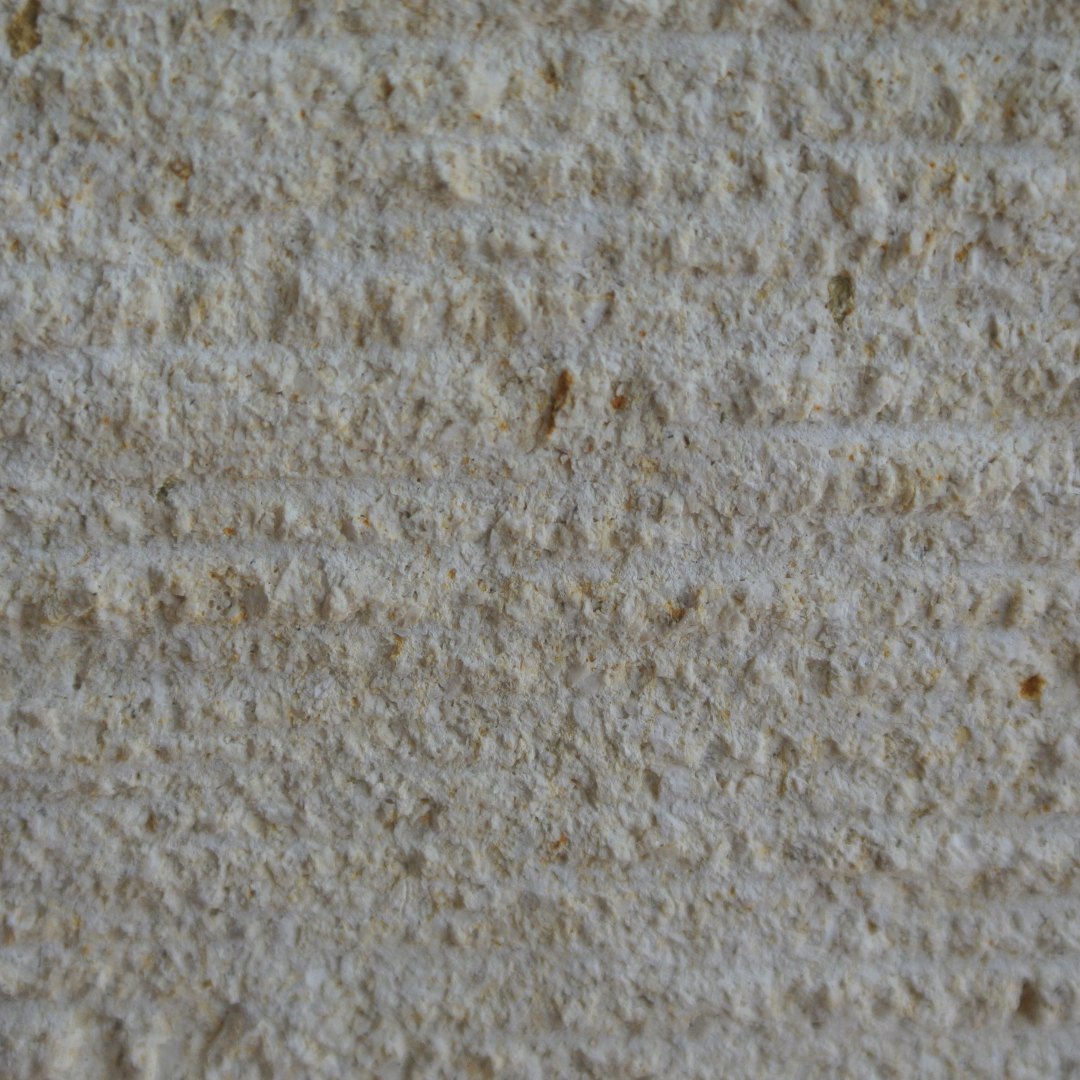 WHITE CLASSIC PARAS Limestone Etched Scratched Wall Veneer