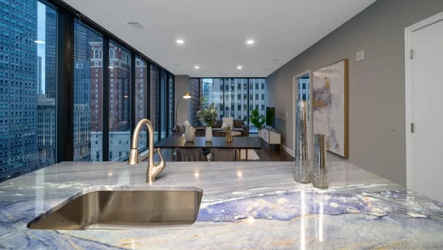 AZUL BOQUIRA Quartzite Polished Slab