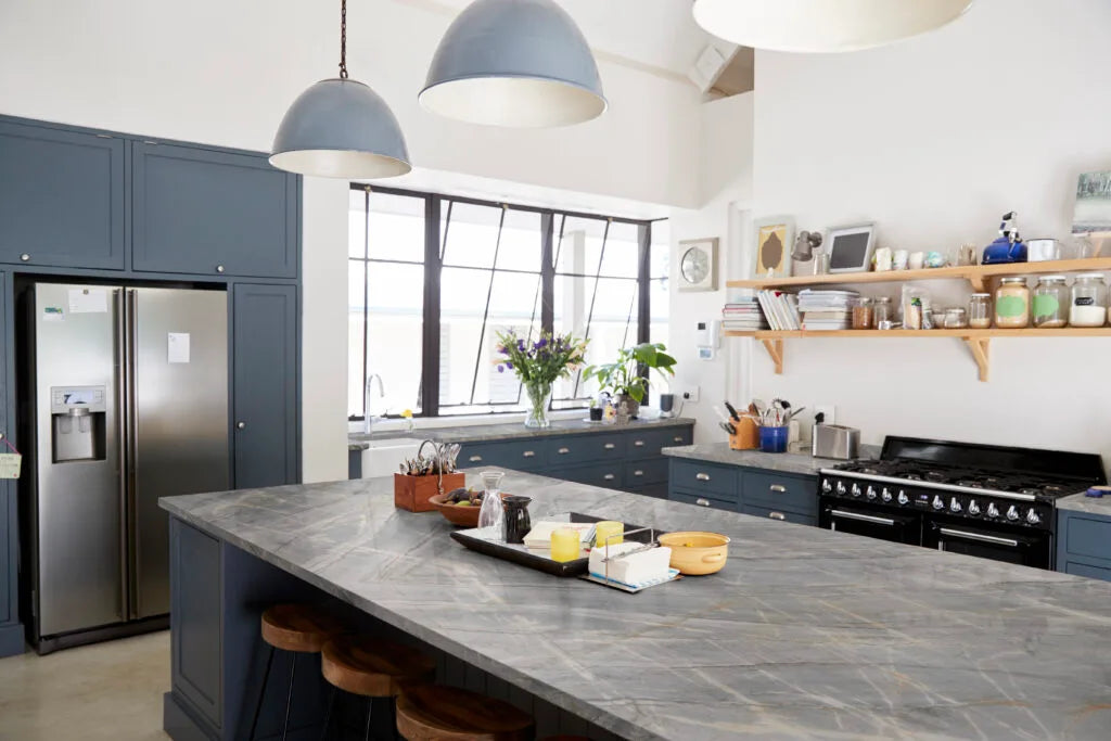 BEVERLY BLUE Quartzite Polished Slab