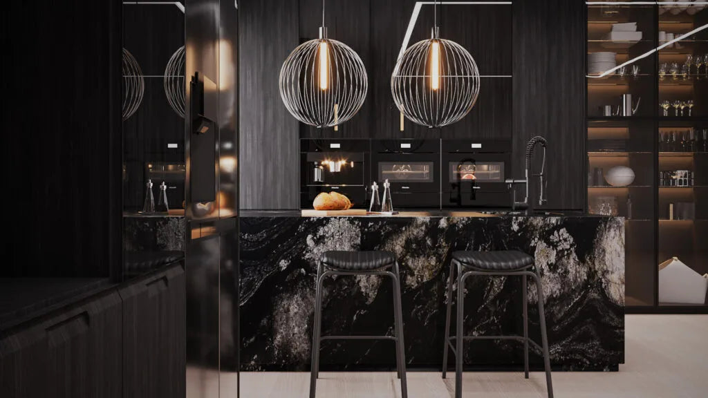 ETNA BLACK Granite Polished Slab