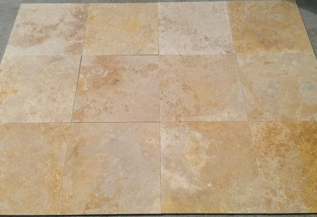 Andes Gold Travertine Tile Hawaii Stone Imports