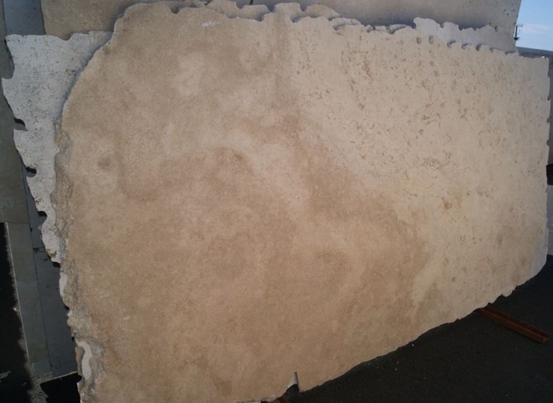 TORNADO DARK Travertine Brushed-Filled Slab