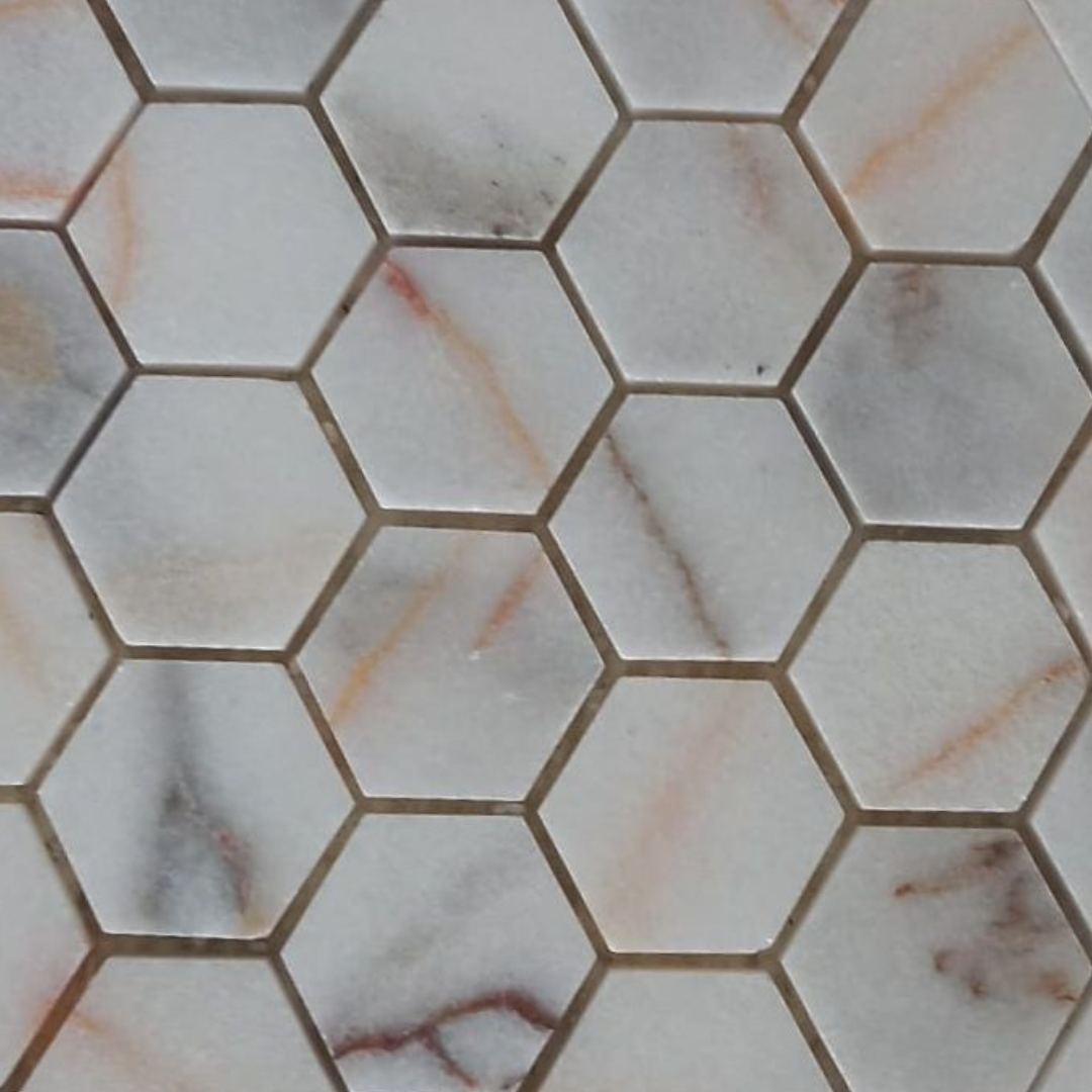 BIANCO VENUS Hexagon Polished Mosaic