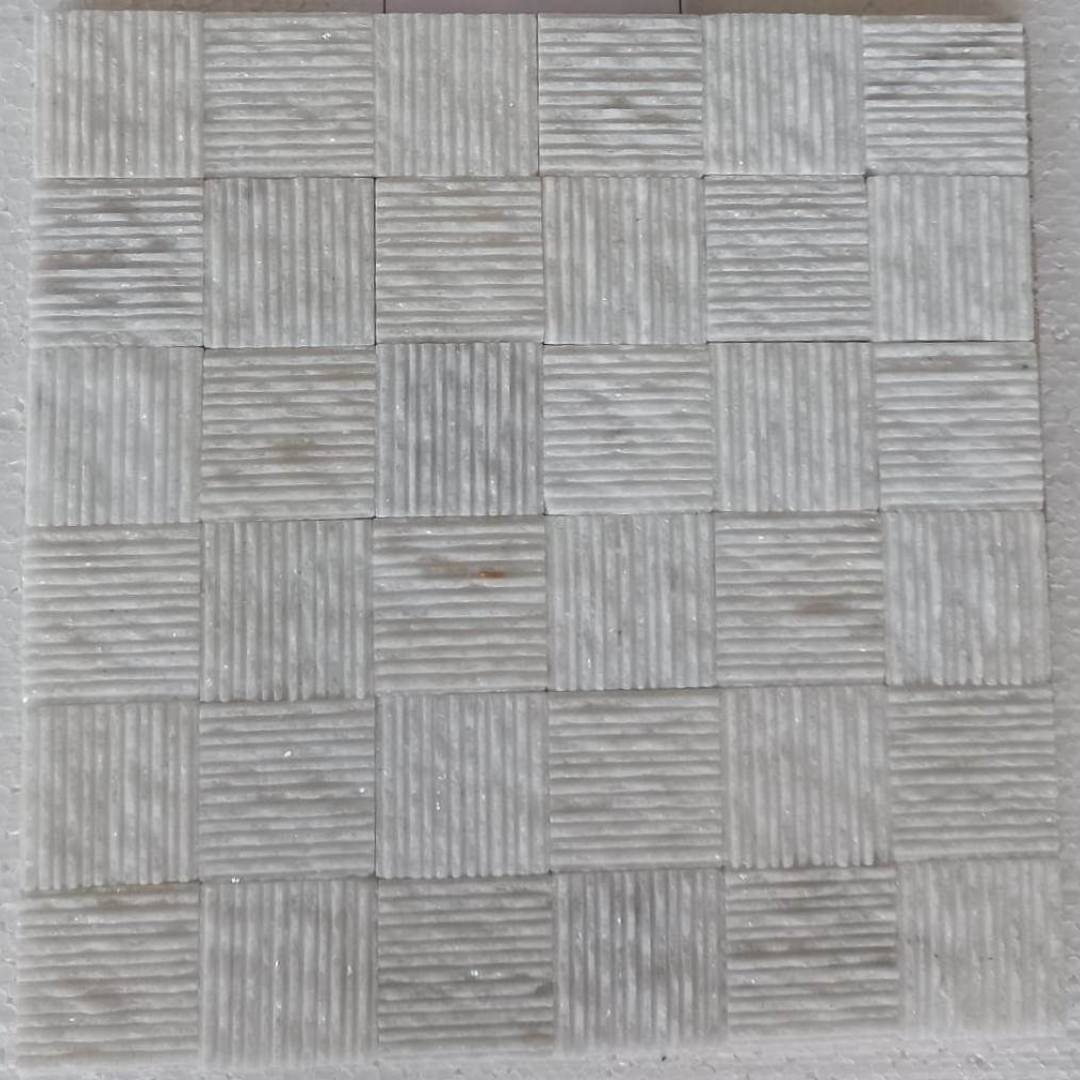 BIANCO WHITE Crossroads Combed Mosaic