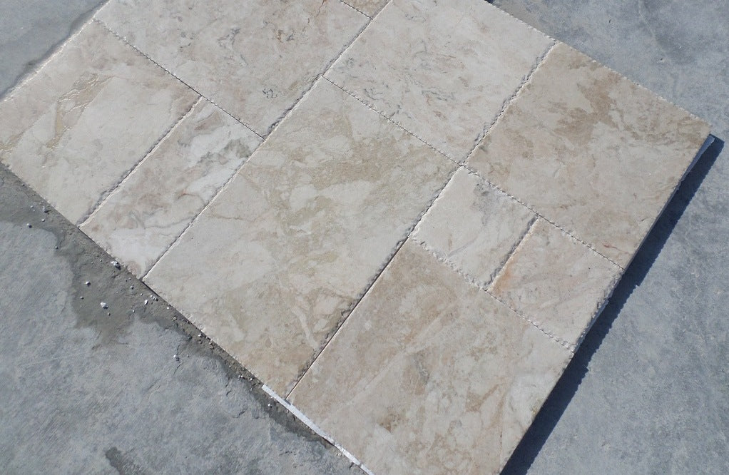 CAPPUCINO Marble Polished Chiseled Edge Tile