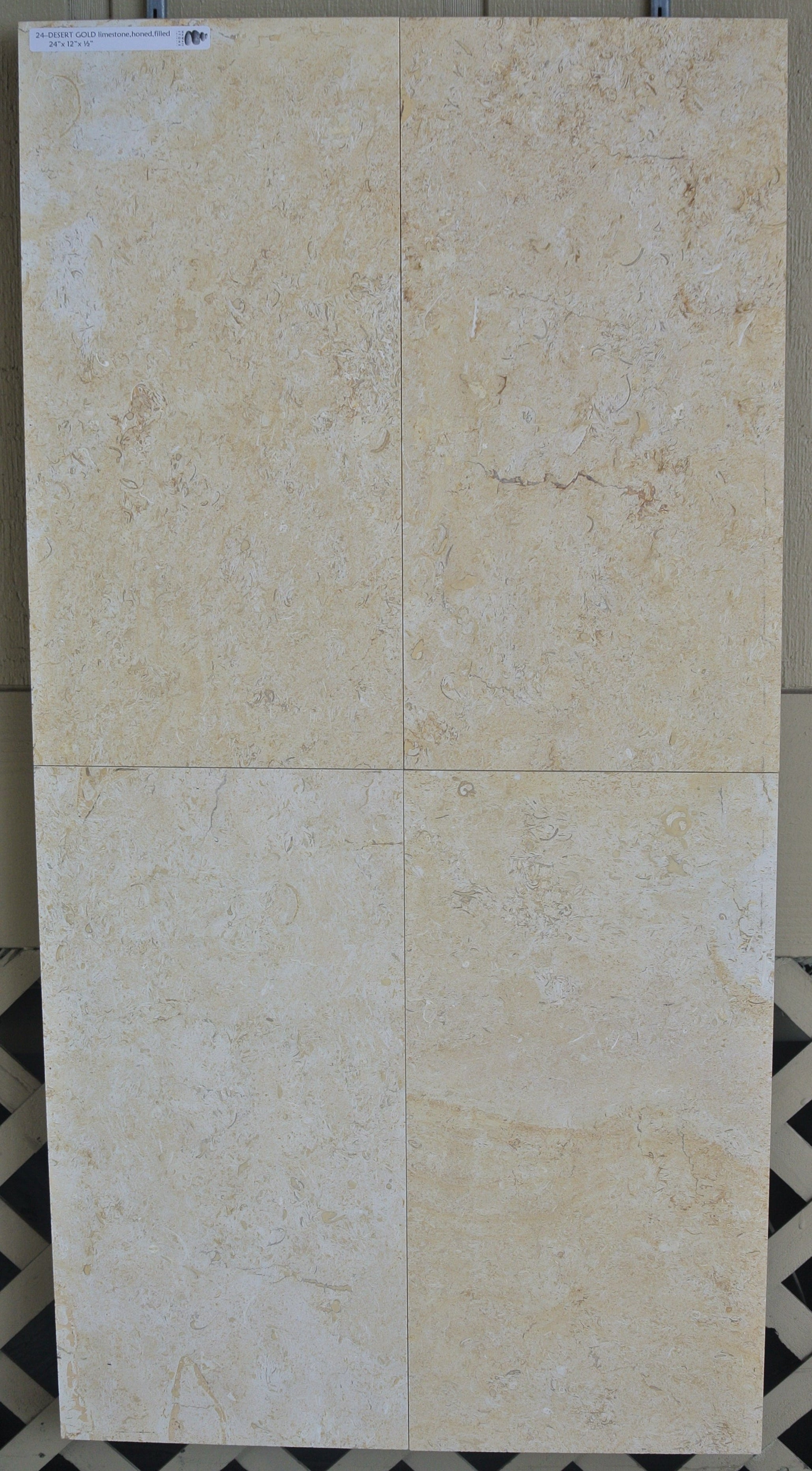 DESERT GOLD Limestone Honed-Filled Tile