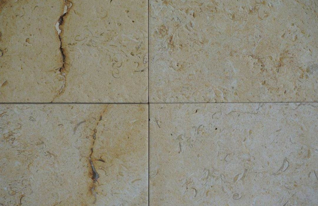 DESERT GOLD Limestone Honed-Filled Tile