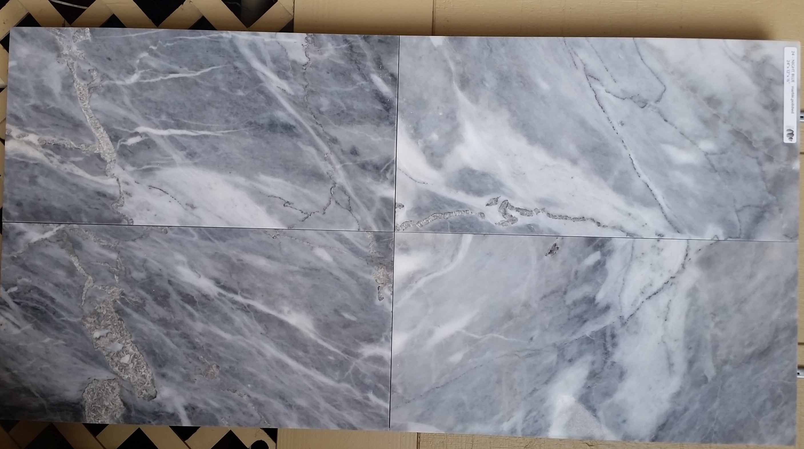 NIGHT BLUE Marble Polished Tile