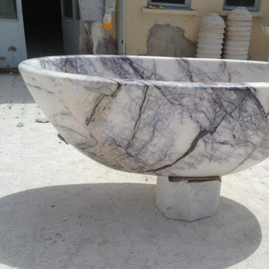 SPIDER Marble Polished Bathtub