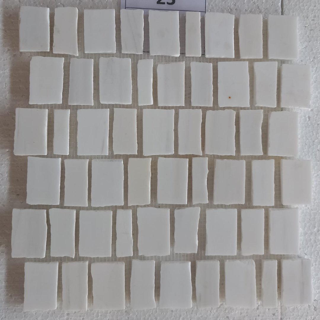 DOLOMITE Stack Bond 12"x12" Honed Mosaic