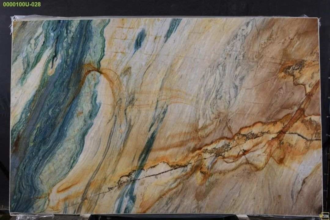 Blue Louise Quartzite Slab Hawaii Stone Imports