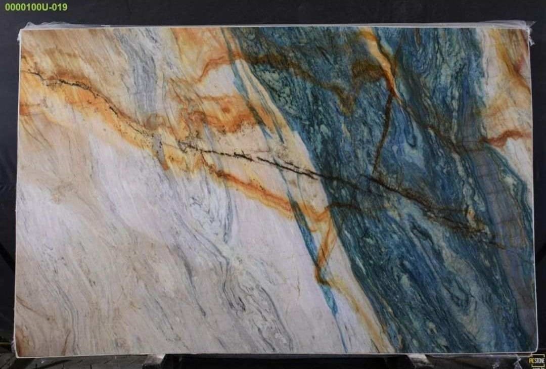 Blue Louise Quartzite Slab Hawaii Stone Imports