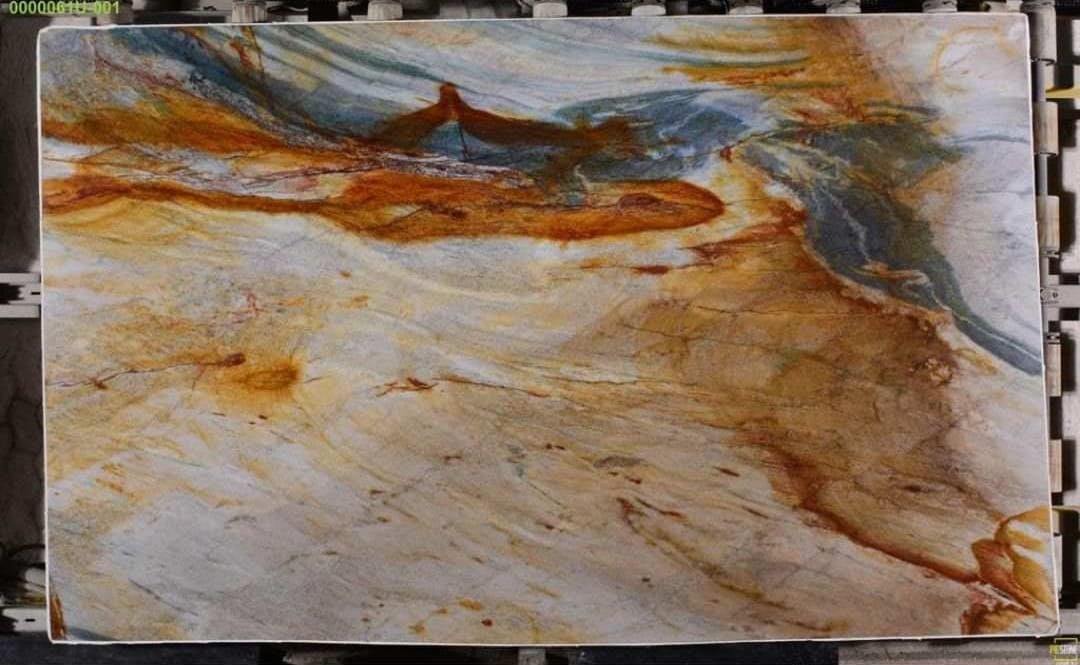 Blue Louise Quartzite Slab Hawaii Stone Imports