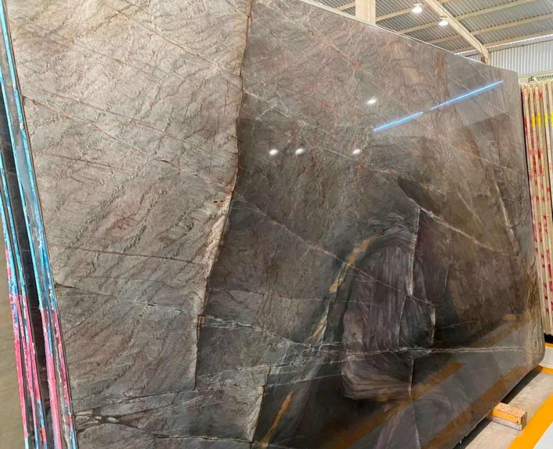 Cobra Silver Quartzite Slab Hawaii Stone Imports