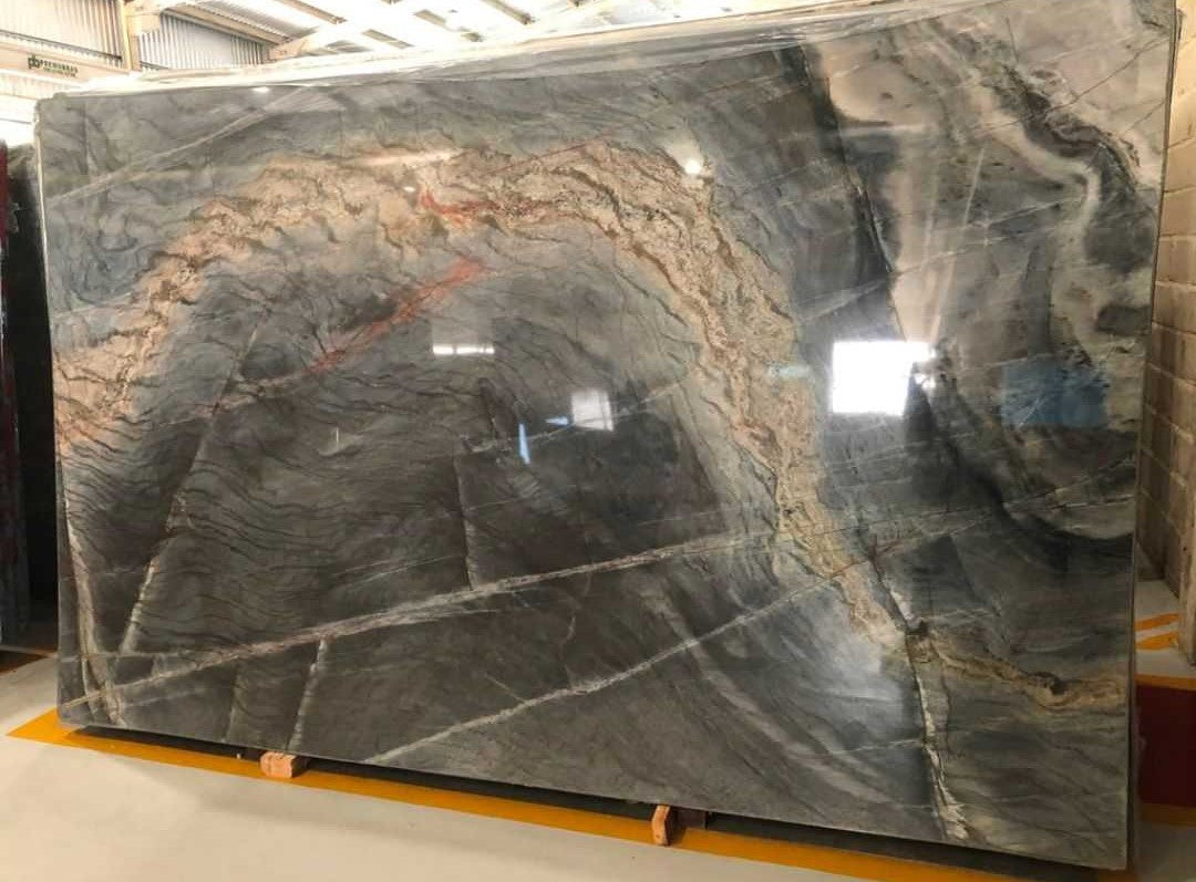 Cobra Silver Quartzite Slab Hawaii Stone Imports