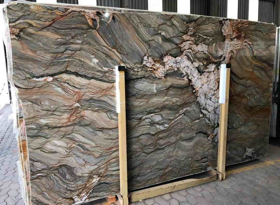 Tahiti Multicolor Quartzite Slab Hawaii Stone Imports