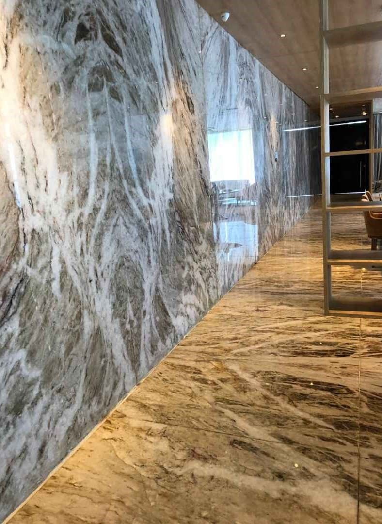 Vecchia Pearl Quartzite Slab Hawaii Stone Imports