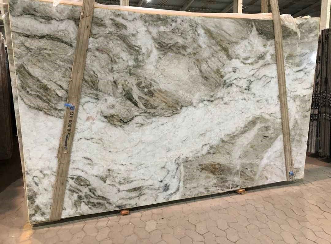 Vecchia Pearl Quartzite Slab Hawaii Stone Imports