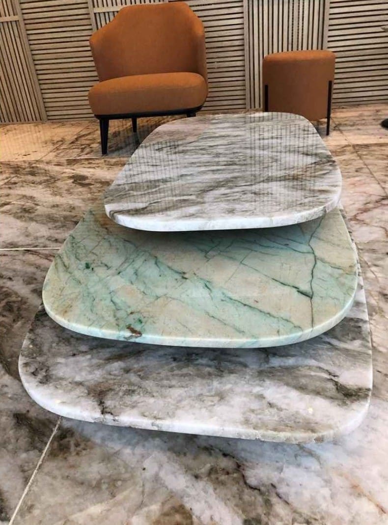 Vecchia Pearl Quartzite Slab Hawaii Stone Imports