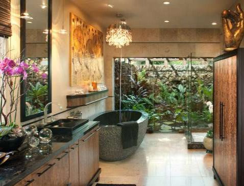 NORTHERN SOLID BLACK Basalt honed/filled interior & rough picked exterior- Oval-in Bathtub