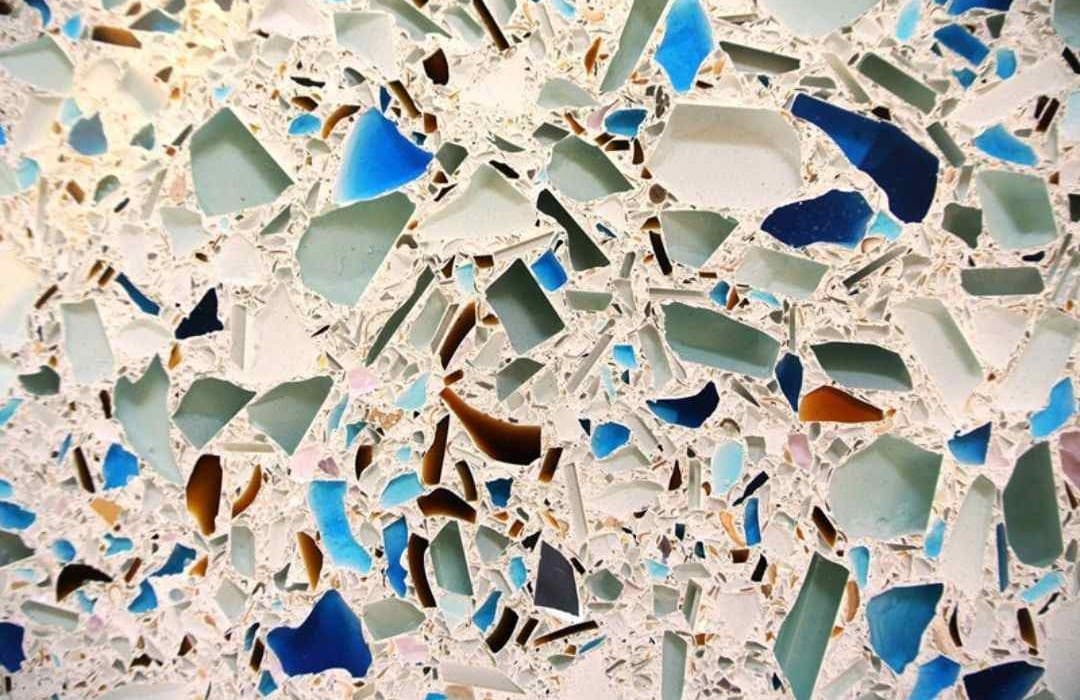 Blue Lagoon Eco Quartz Slab Hawaii Stone Imports