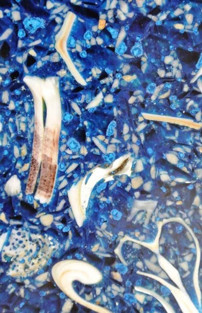 Ocean Breeze Eco Quartz Slab Hawaii Stone Imports